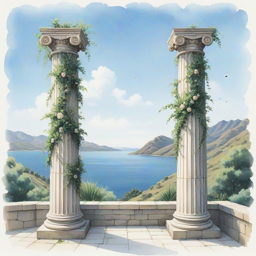 Abstract Art Piece in Neon Colors