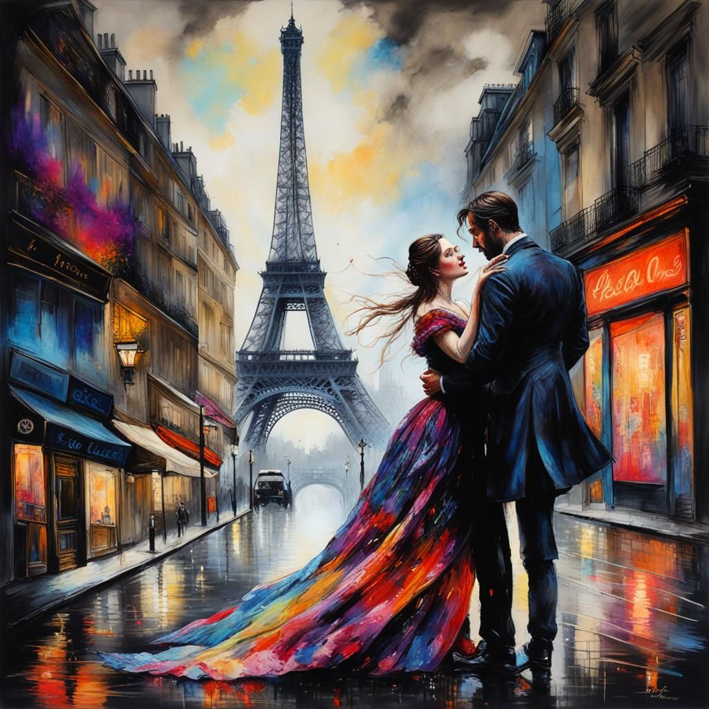 Falling in love in Paris 💞💕💖