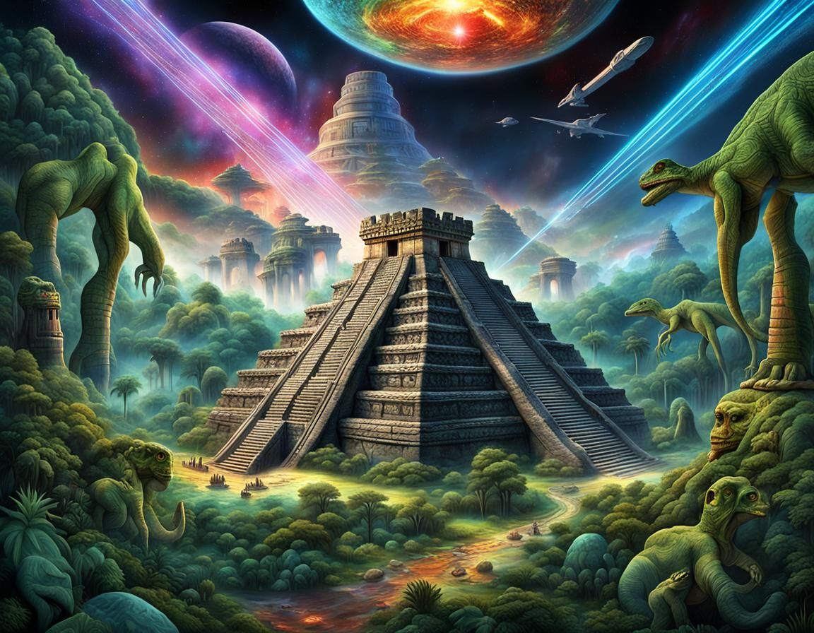 Mayan Temples and Laser Dinosaurs in Amazon Jungle