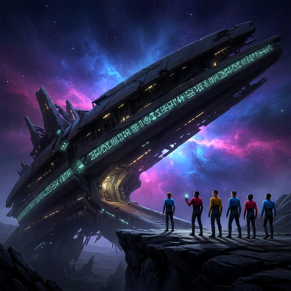 Abandoned Alien Megastructure Discovery in Nebula