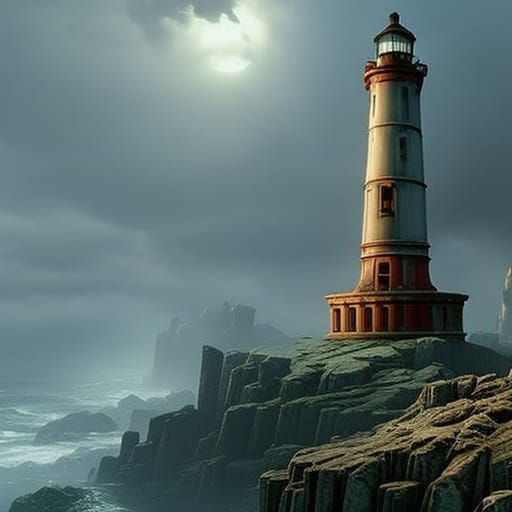 Spooky lighthouse