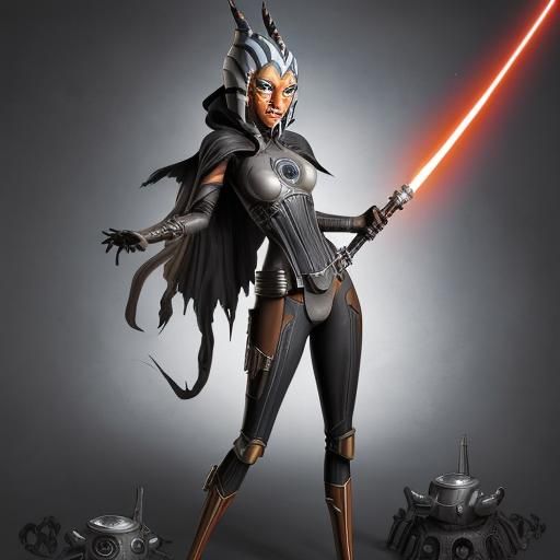 Ahsoka Tano Symbiote Steampunk Fusion Concept