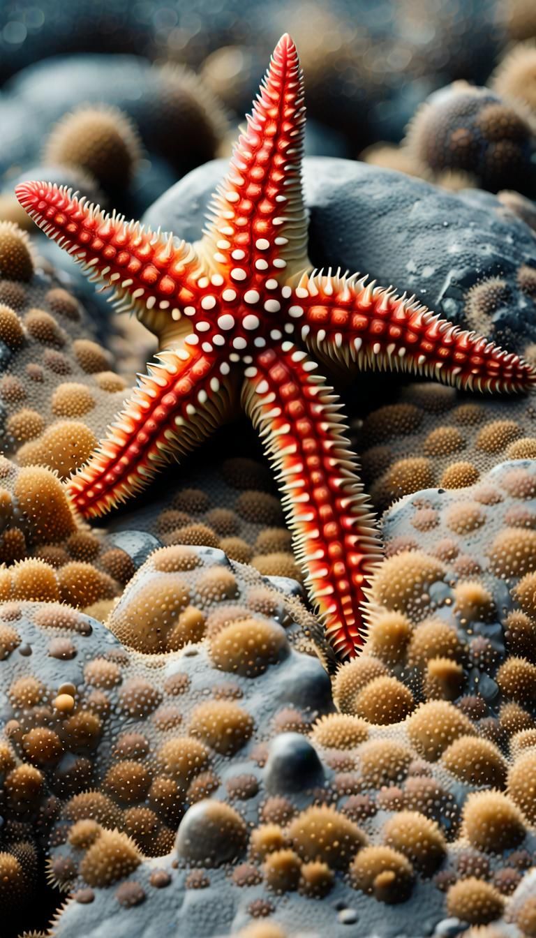 Eldritch Non-Terrestrial Creature in Psychedelic 3D Illustra...