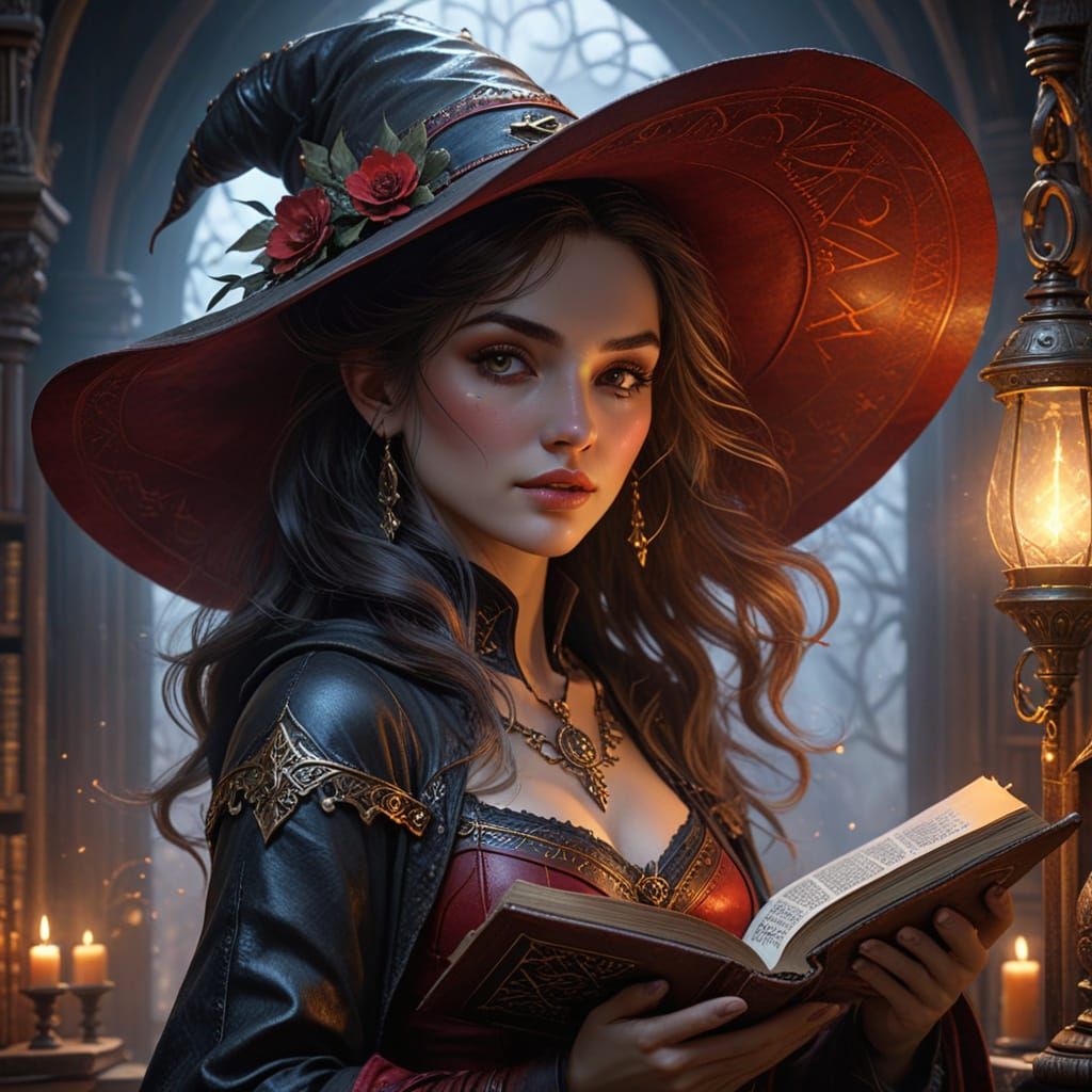 Halfling Wizardess in Midnight Sanctuary