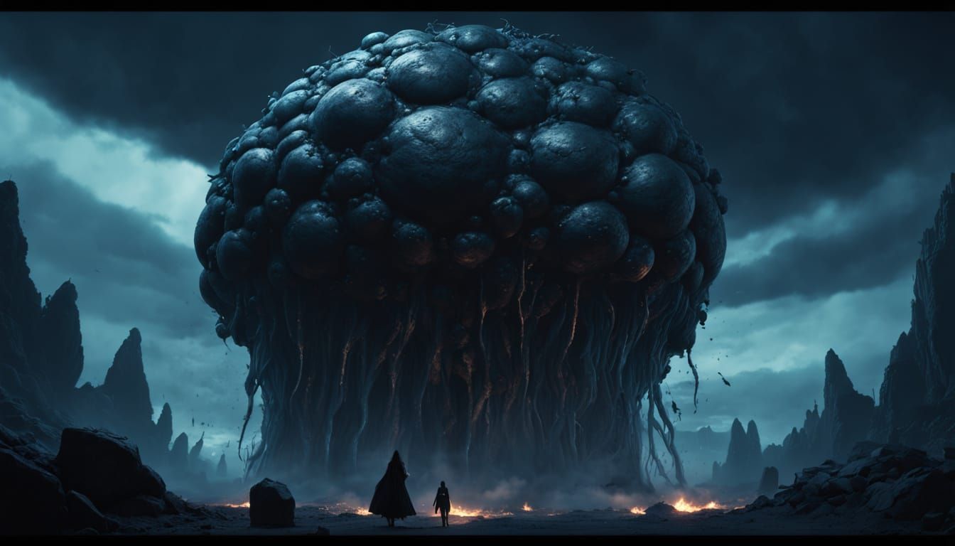 Gargantuan Parasitic Queen Looms Over 5-Ton Bomb and C4 Expl...