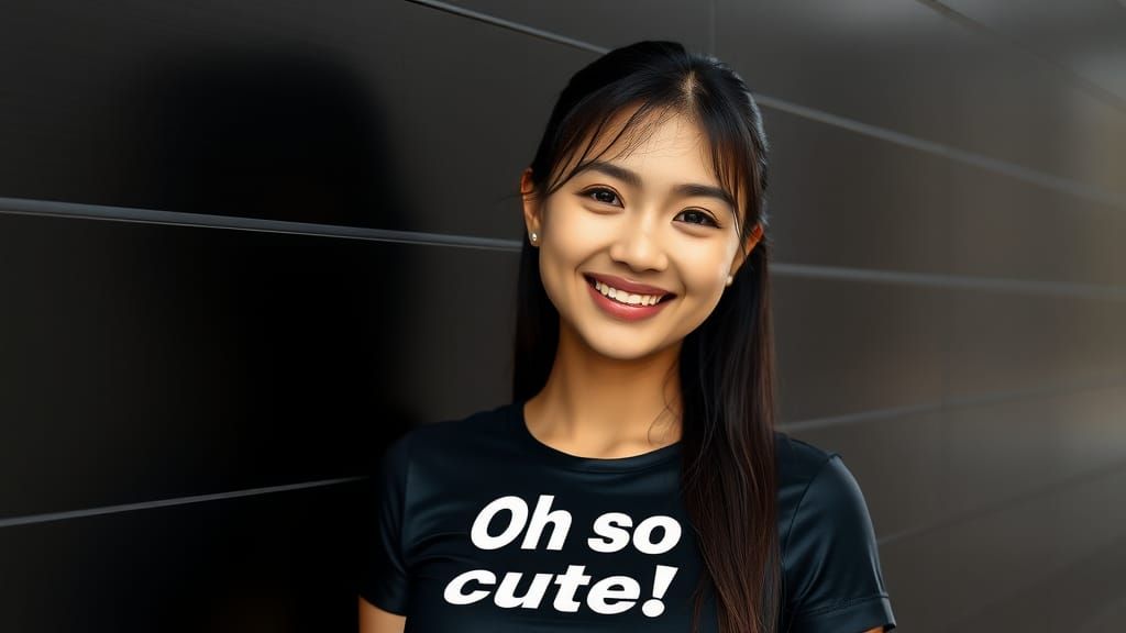 Sleek Modern Portrait of a Young Woman