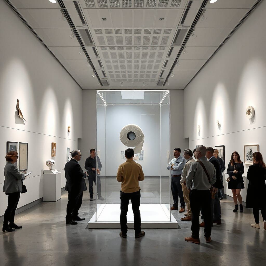 High Art in a Prestigious Museum Gallery