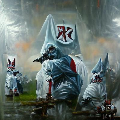Sinister Figure in Detailed Dark Painting Style