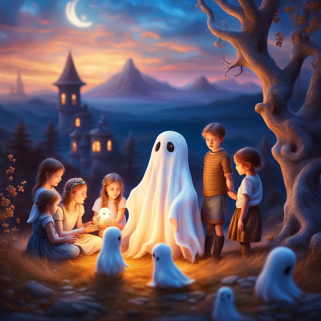 Casper Babysits in a Whimsical Fantasy Landscape