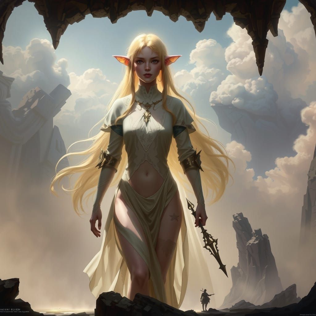 Ethereal Celestial Elf Maiden