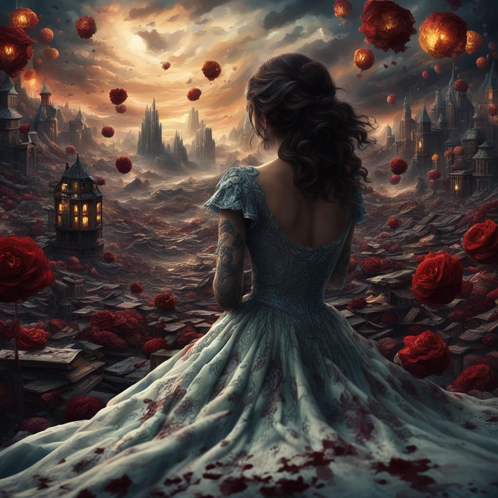 Nostalgic August Memory in Detailed Matte Painting