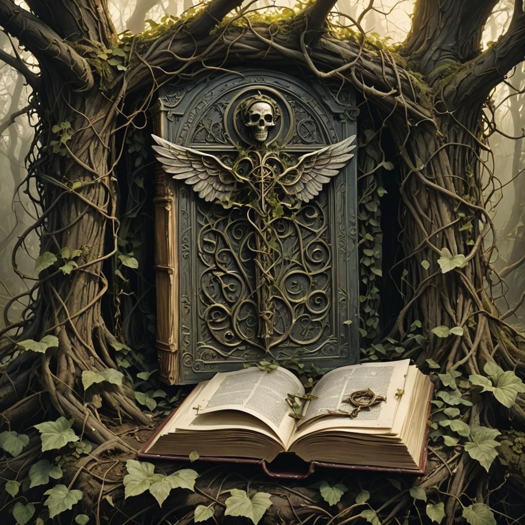 Ancient Book of Angels and Occult Vines