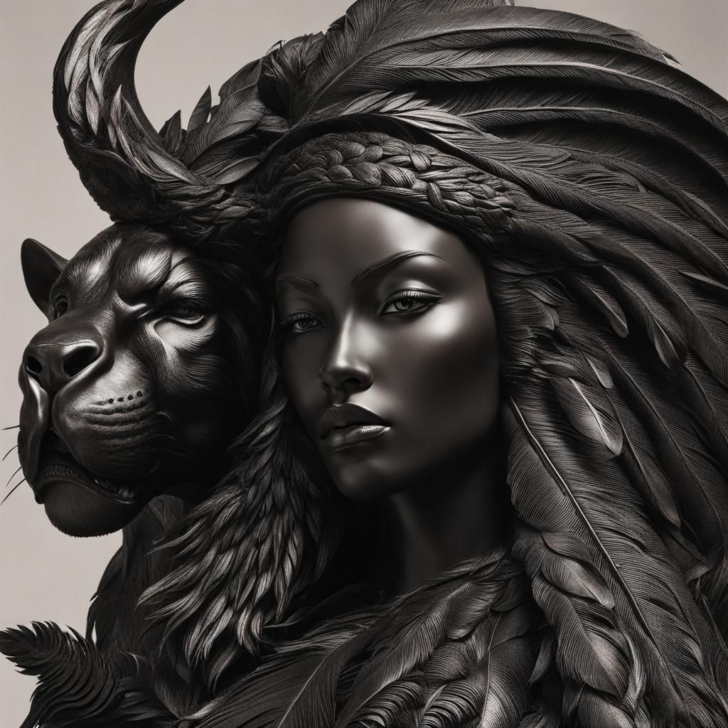 Sculpture in Style of Augusta Savage