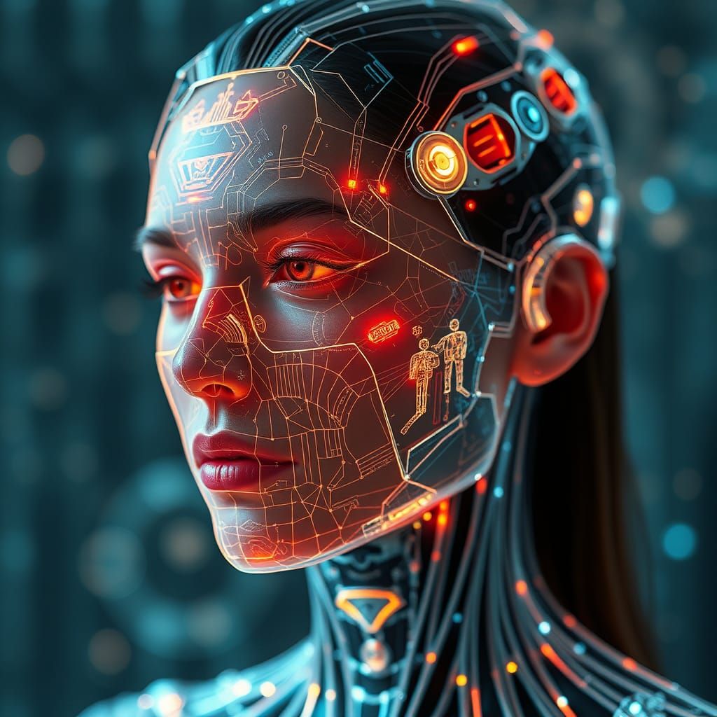 Biometric Engineer Designs Cyborgs with Holograms