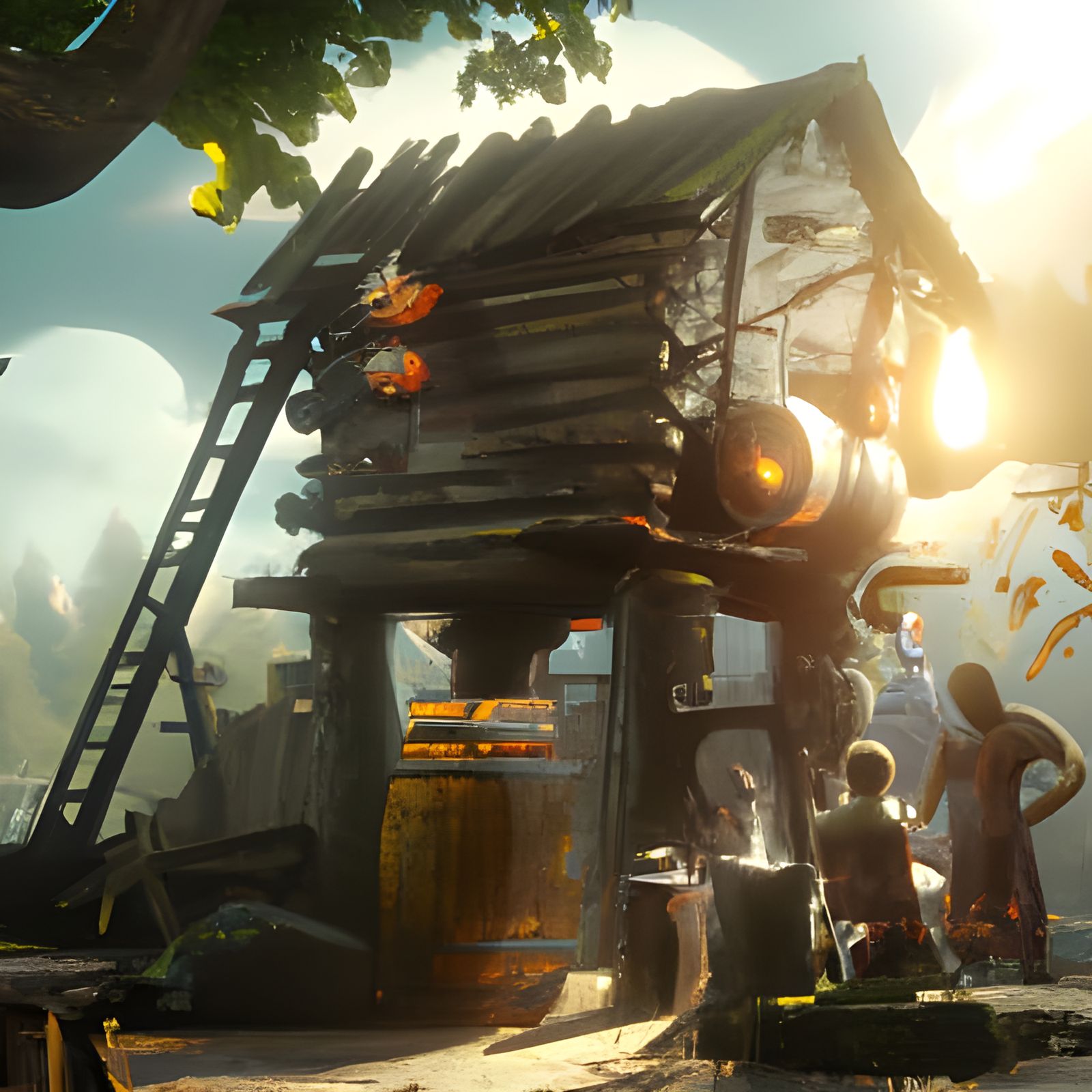 Moonshine Still: Rednecks in a Dark Fantasy Art Style