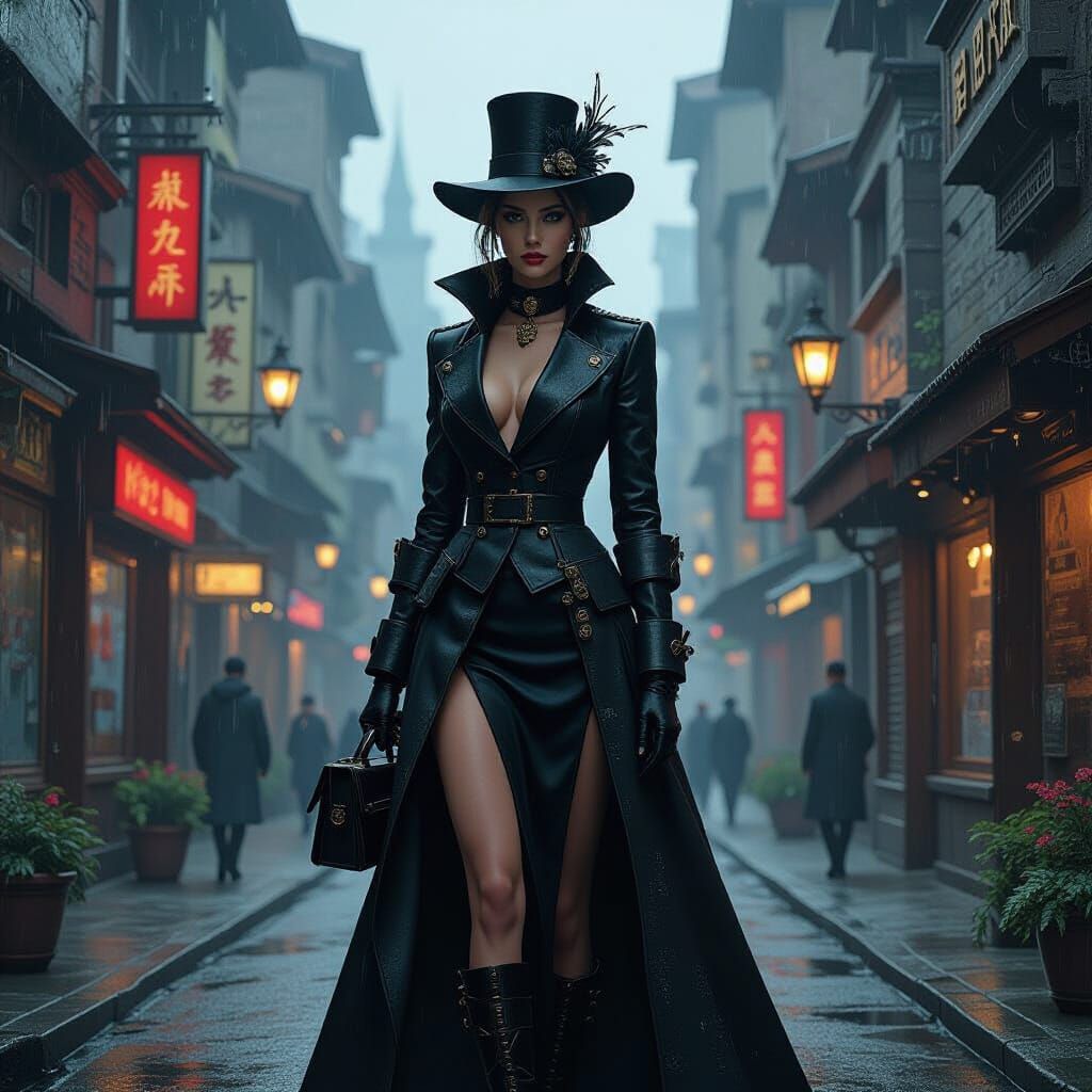 STYLE: "In style of Karla Ortiz + Ian McQue + Jakub Rozalski...