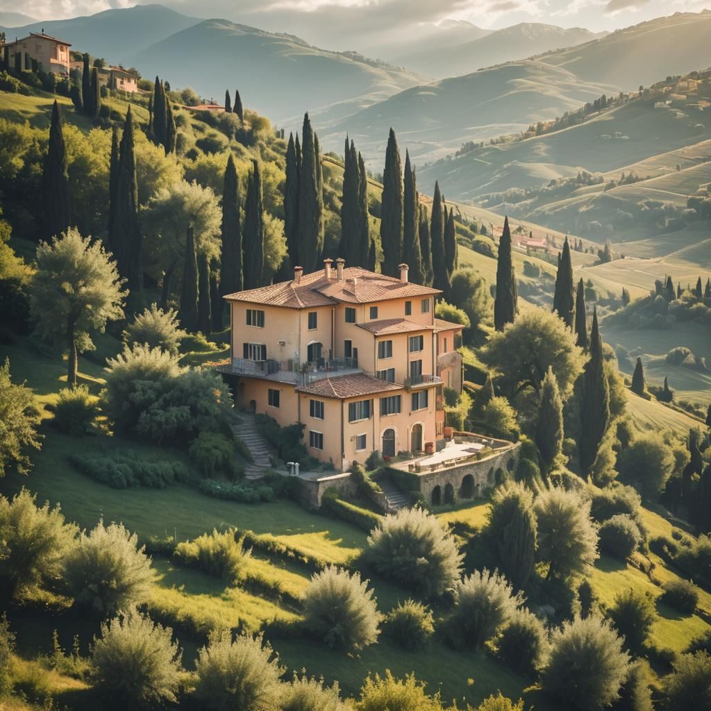 Cozy Italian Villa Bathed in Divine Sunshine