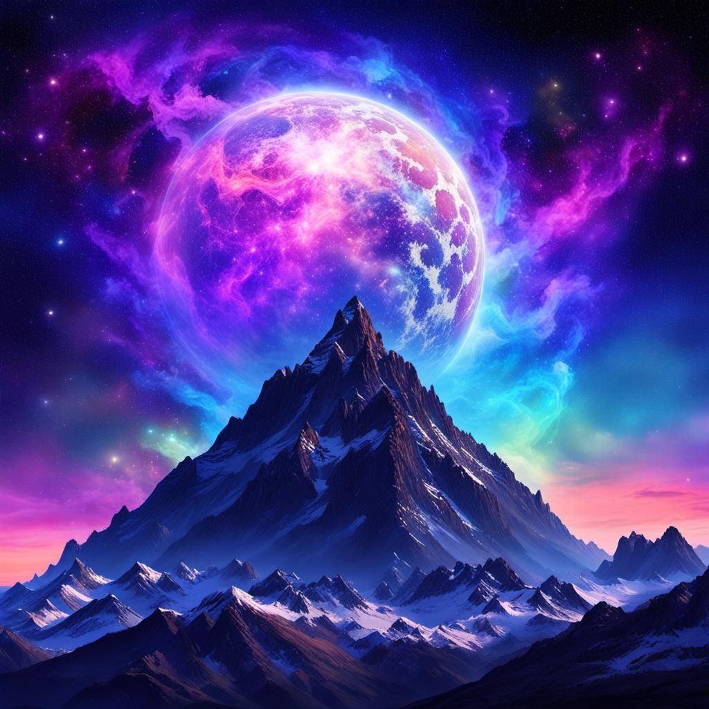 Ethereal Fantasy Landscape in Hyperdetailed Mist