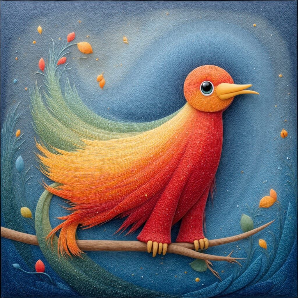 Dramatic Impasto Chalk Art with Palette Knife