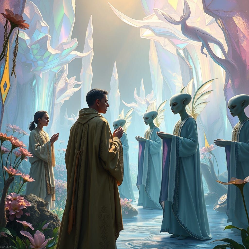 Ethereal Oasis Harmony in Intricately Crafted Sanctuary