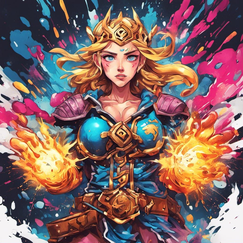 Frigg's Power Bursts Forth in Graffiti Art