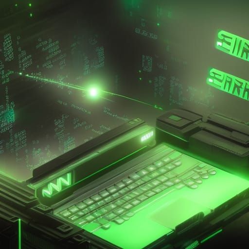 Green Matrix of Digital Ones and Zeros