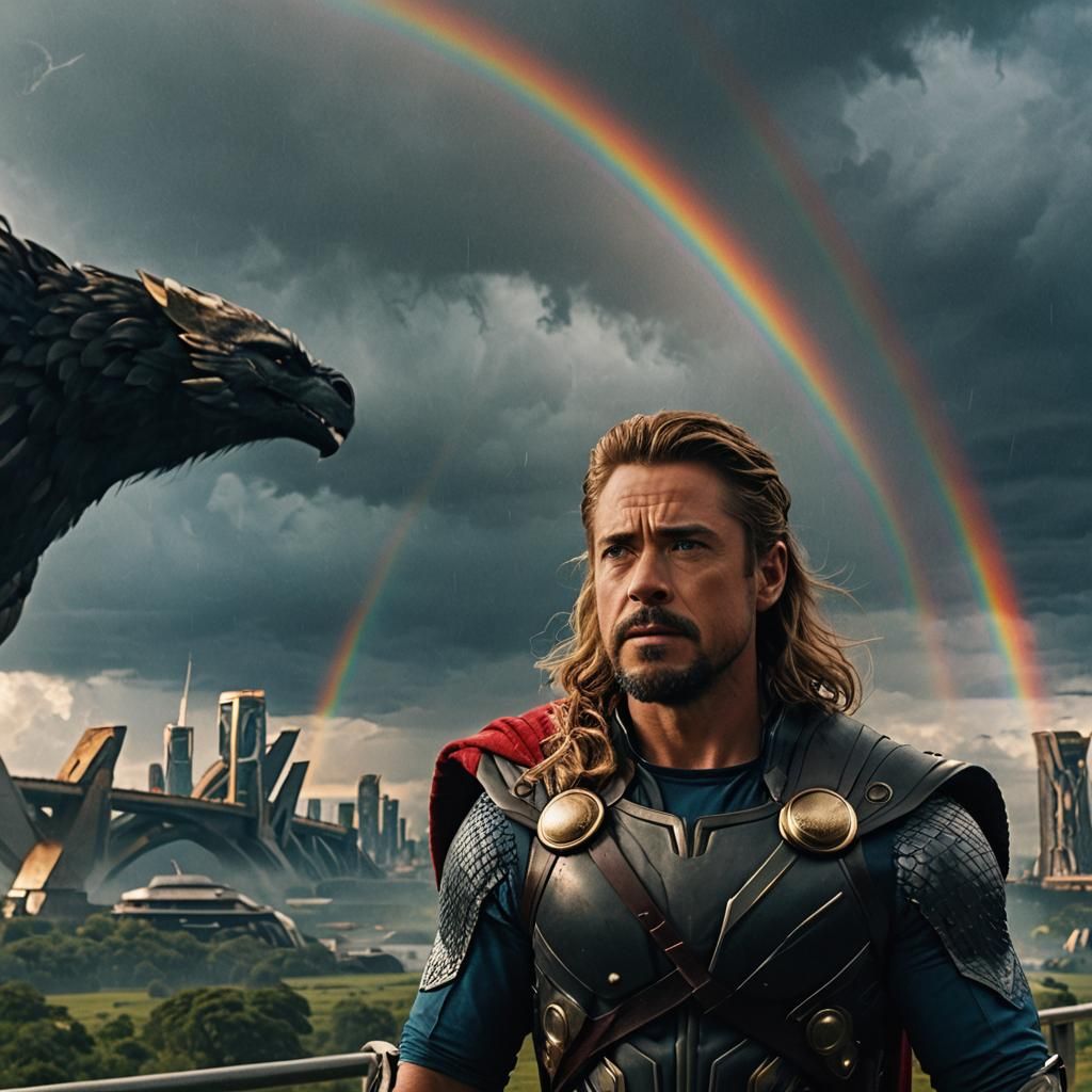 Thor in Asgard: Cinematic Film Still
