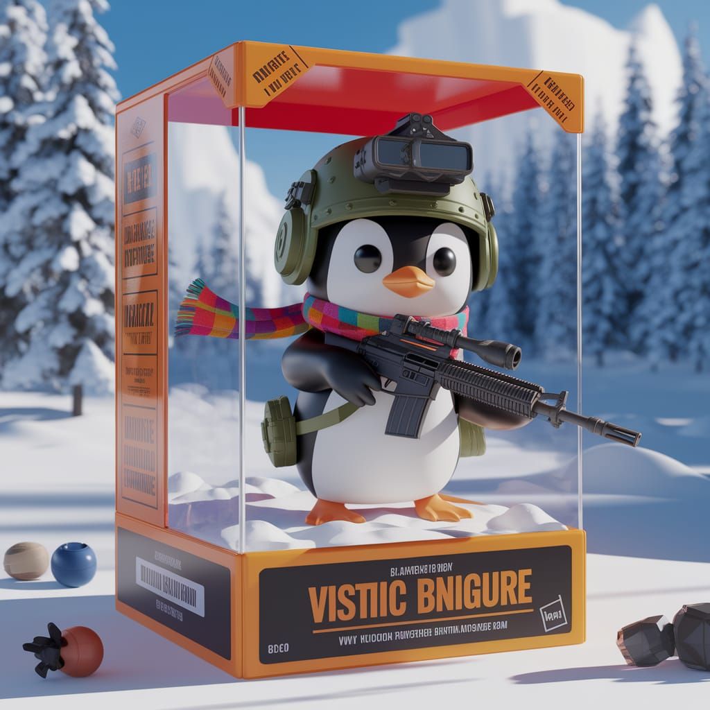 Penguin Soldier Action Figure🐧📦
