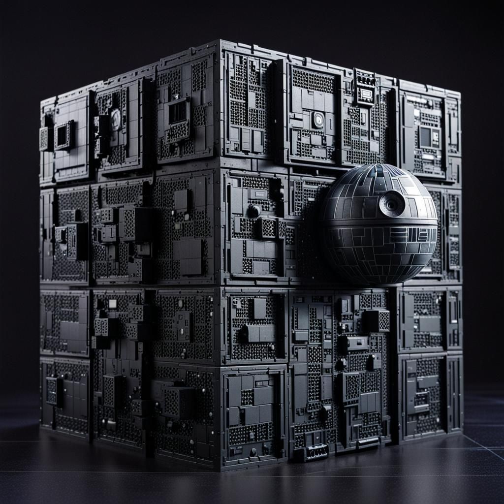 Death Star vs Borg Cube: Epic Space Battle