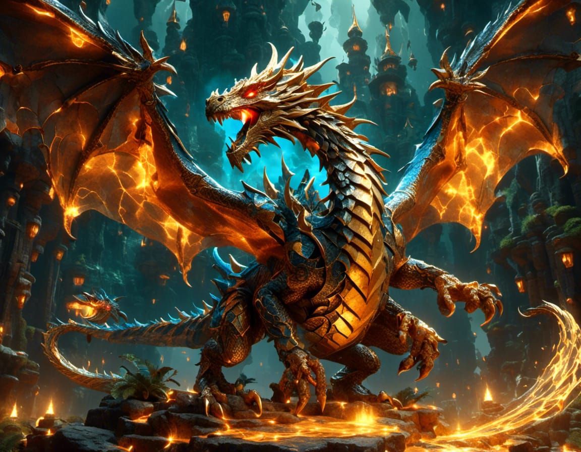 Golden Dragon (with additional arm)