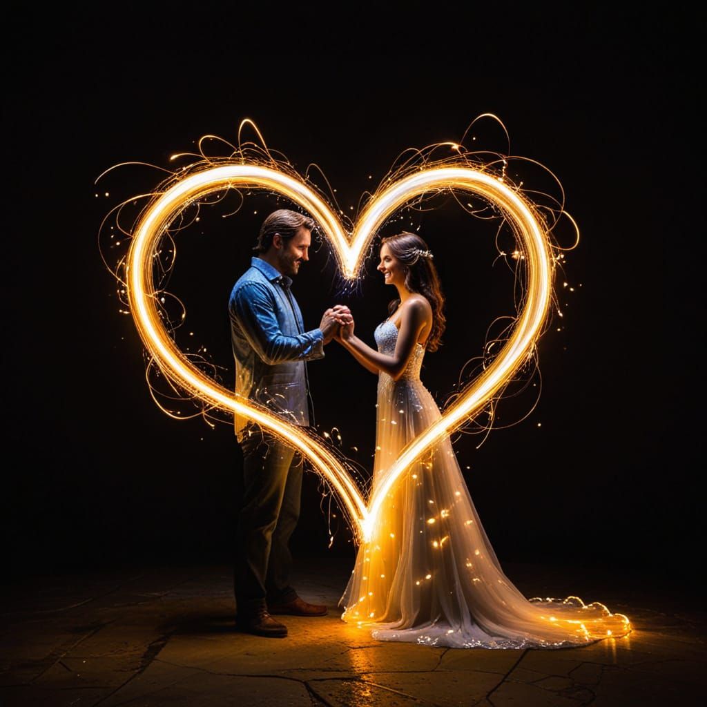Surreal Light Painting Captures the Essence of Eternal Devot...