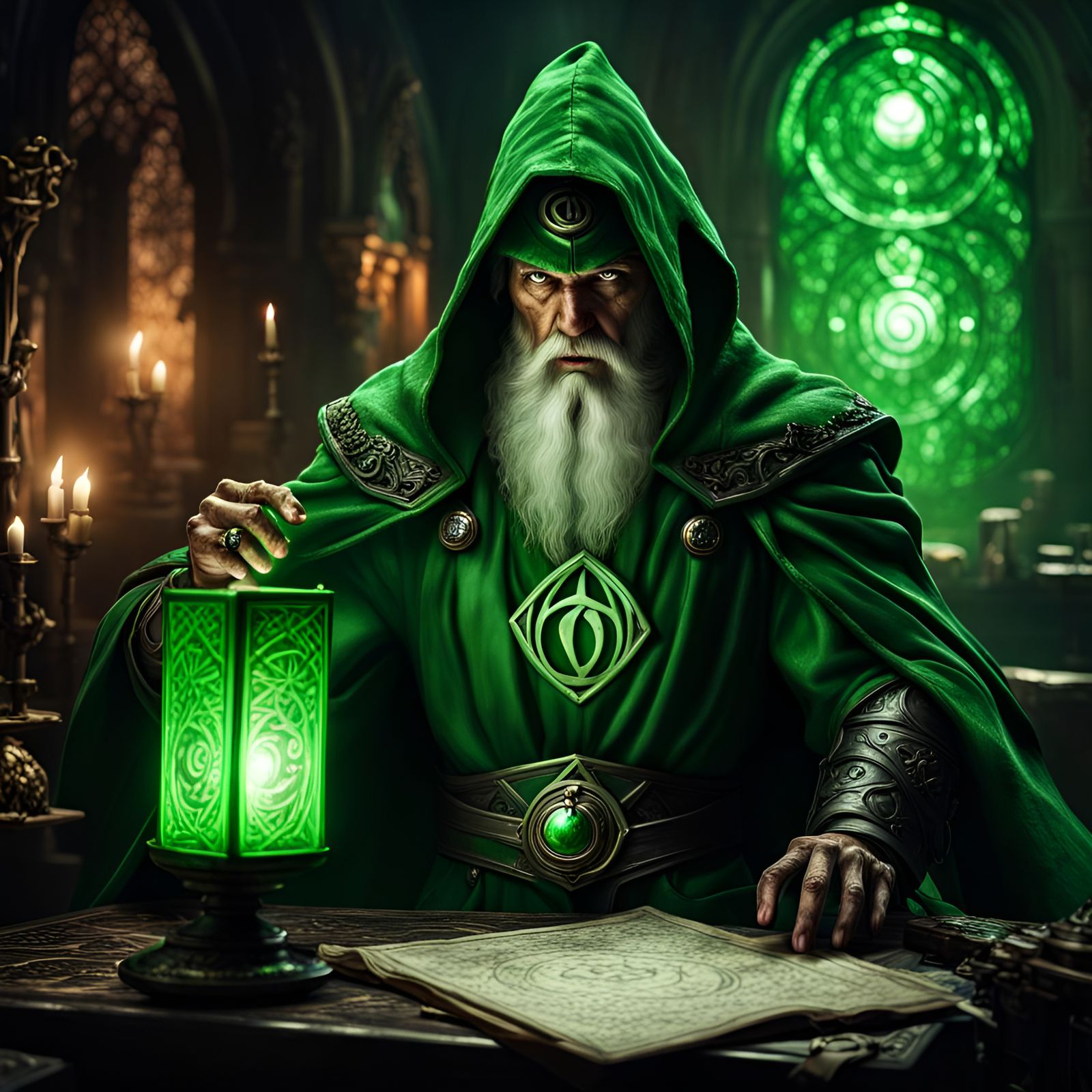 Wizard of the Green Lantern