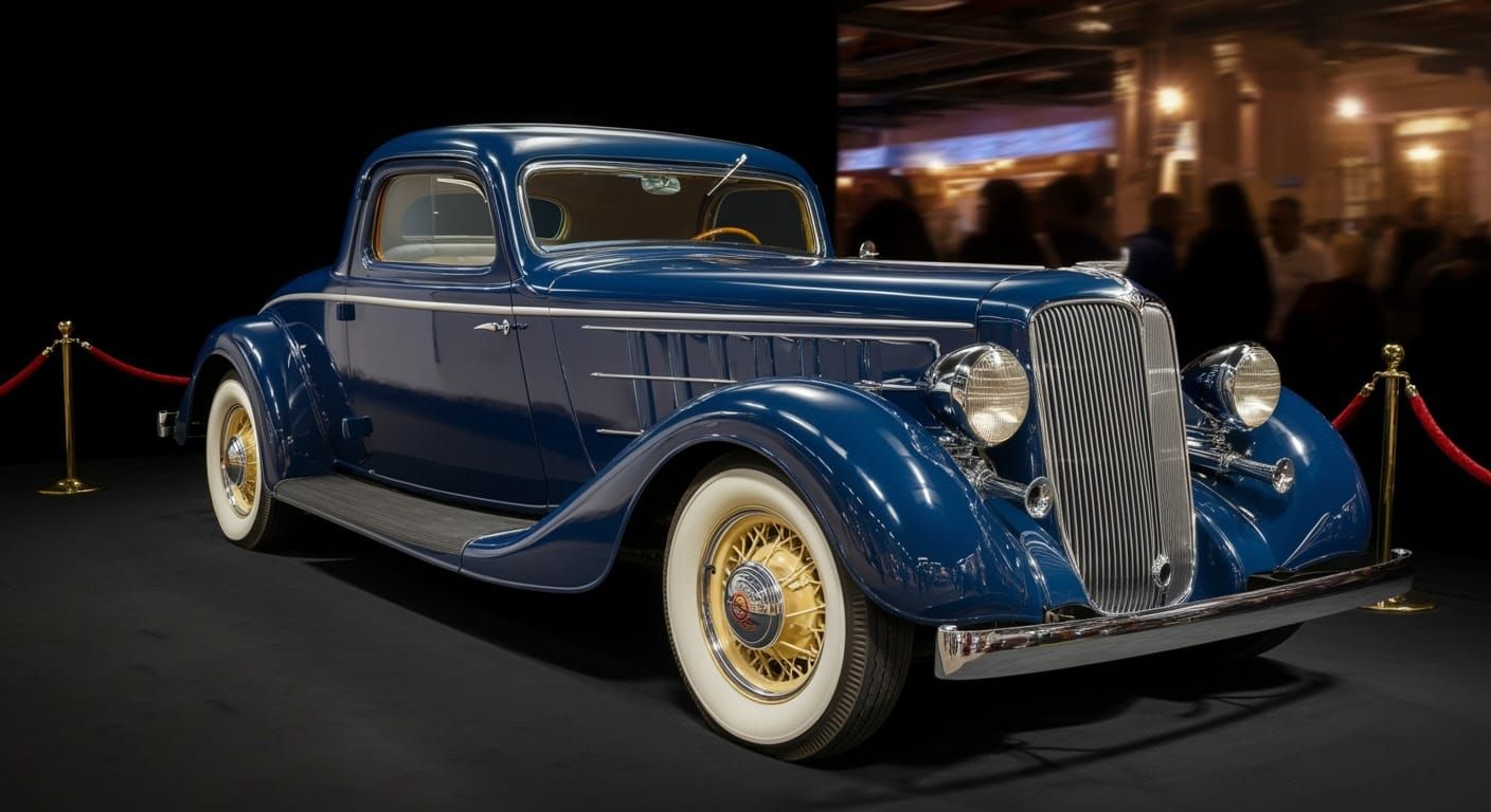 1933 Willys Coupe Restoration in Art Deco Style