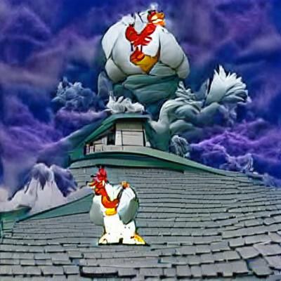 Foghorn Leghorn as Dragon Ball Z Character