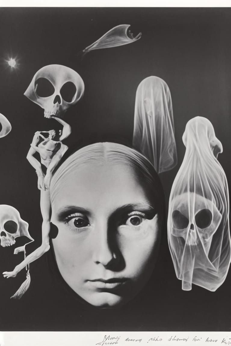 Surreal Ghosts in Vintage Photographic Collage