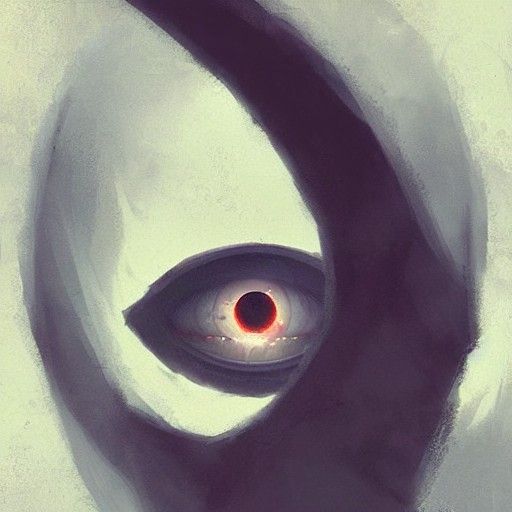 Sinister All-Seeing Eye Digital Art