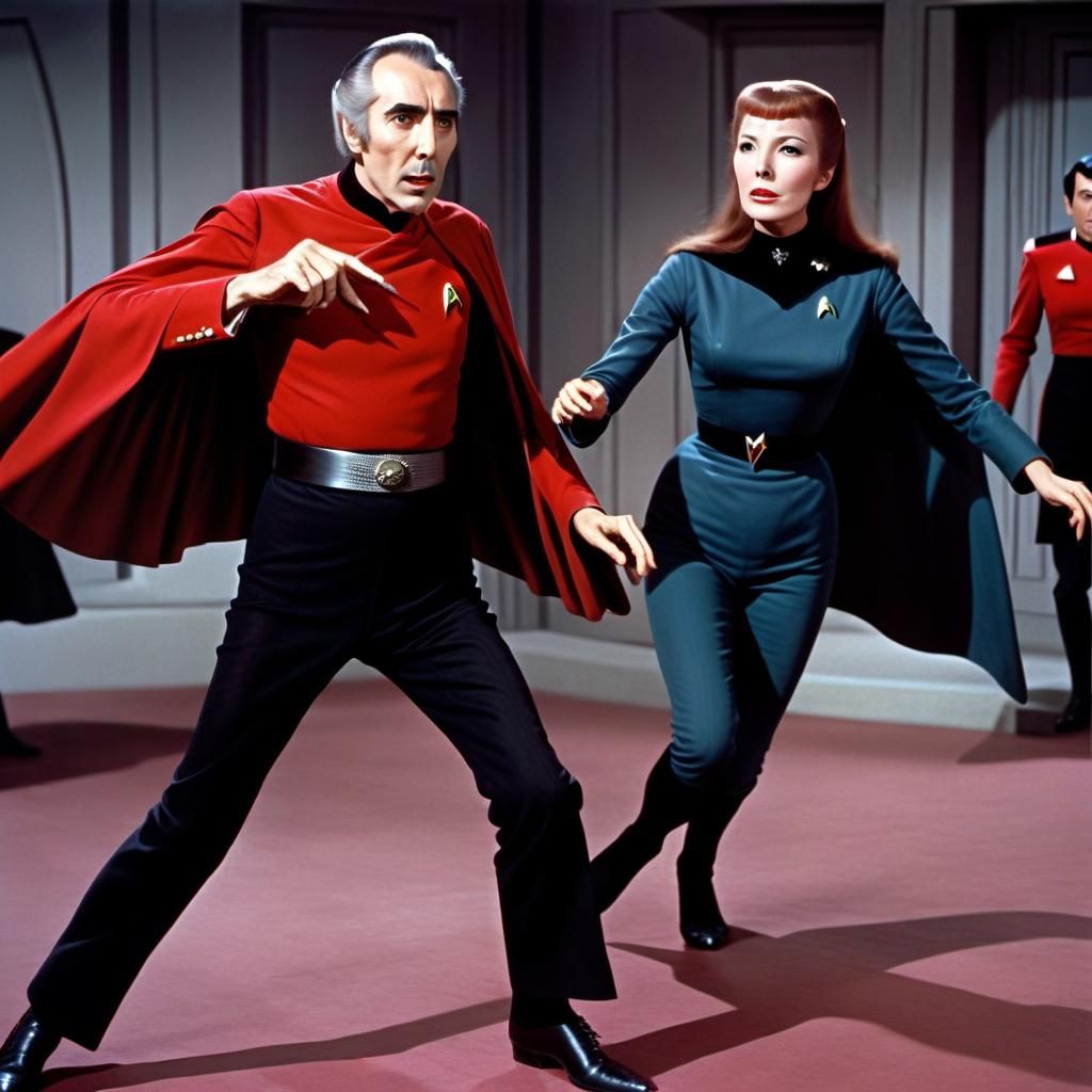 Dracula's Sci-Fi Chase: Horror Meets Star Trek