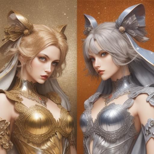 Vivid Night Scene in Bright Colors