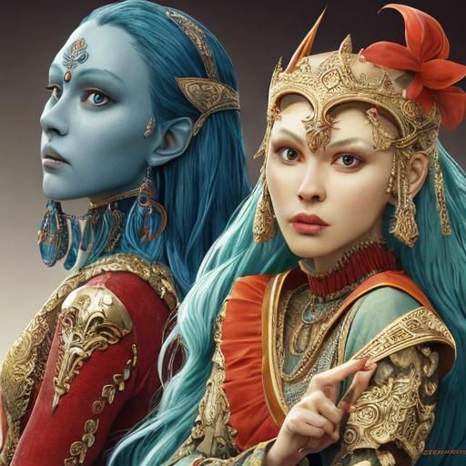 Geometric Jewelry with Bold Contrasting Colors