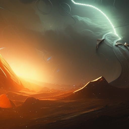 Ouroboros: Metallic Snake Encircling Earth in Space