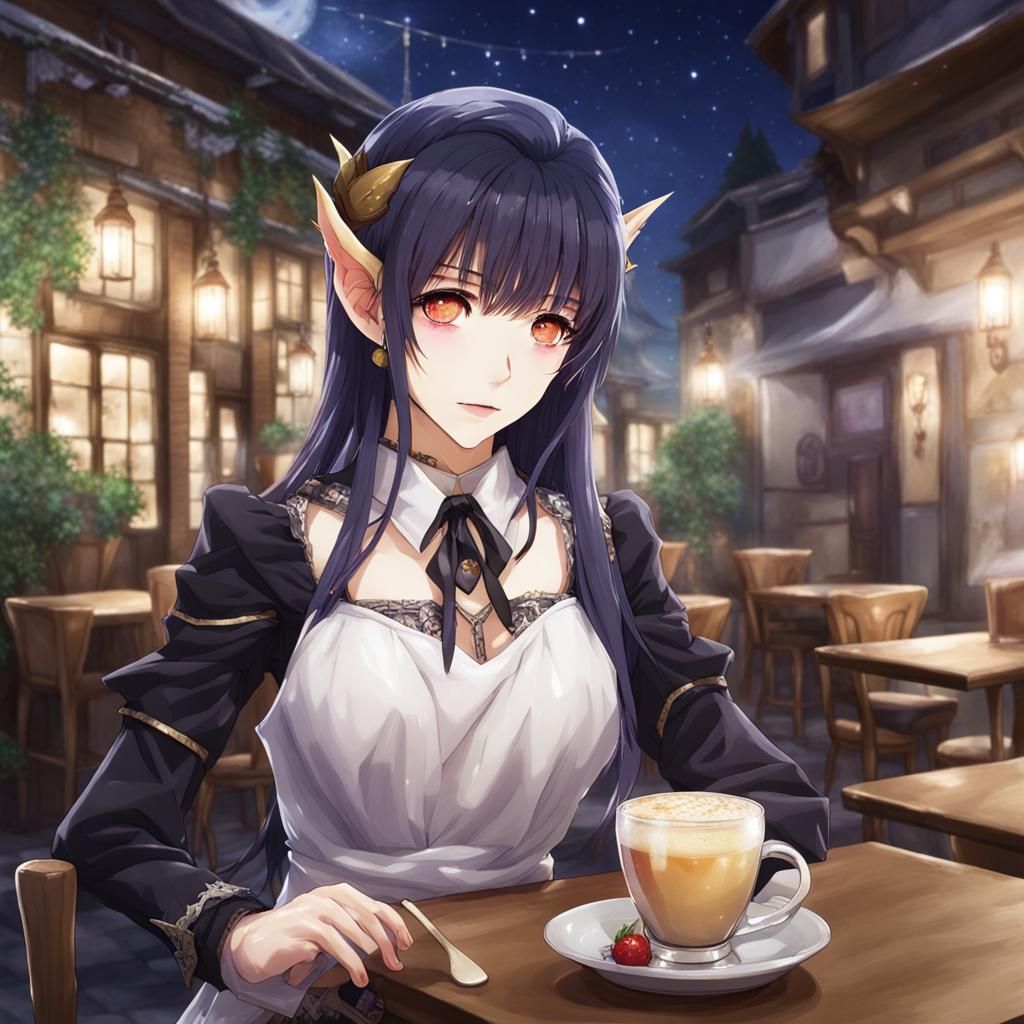 Night Cafe Elf: AI Generated Image