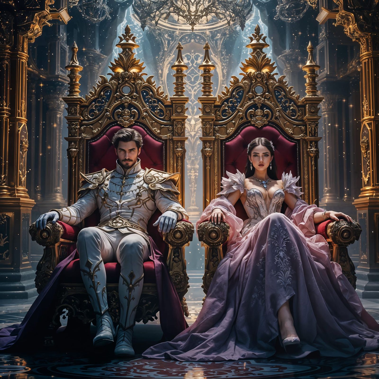 Royal Twins in Ethereal Fantasy