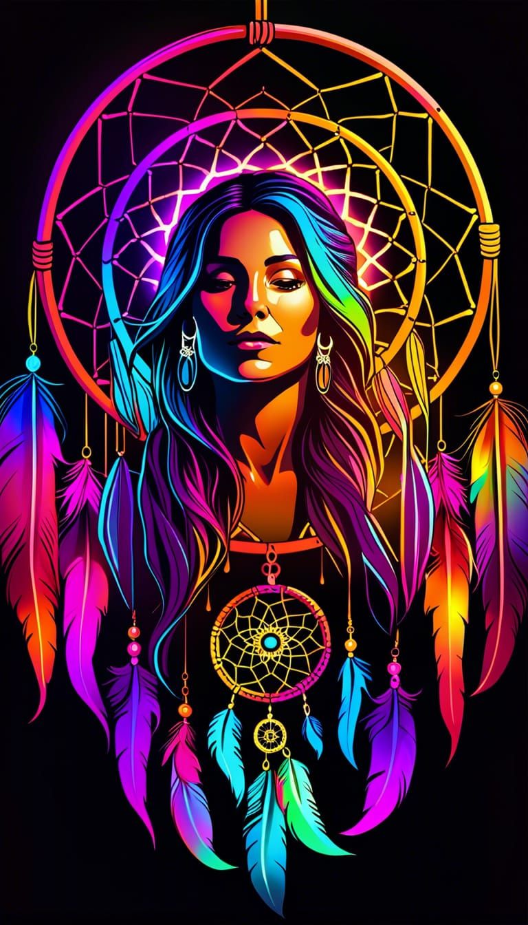 Lady dreamcatcher
