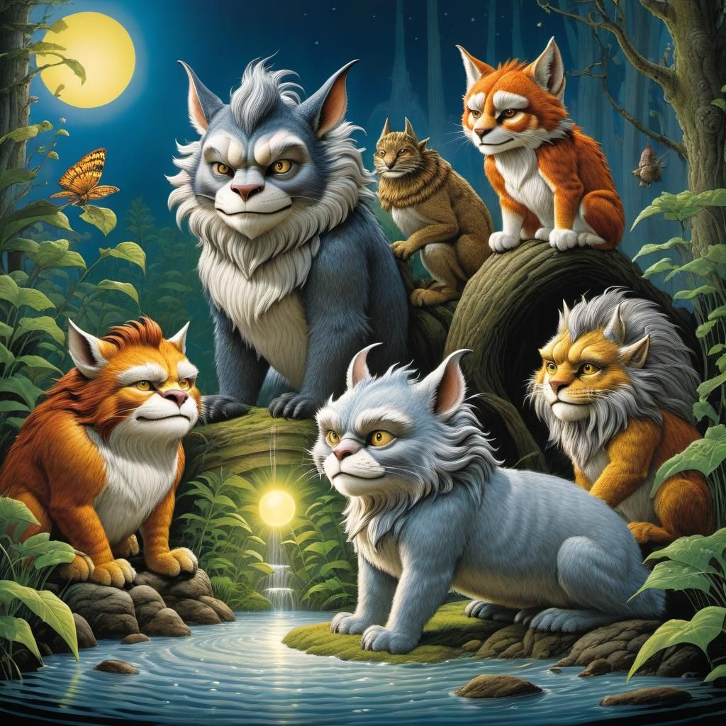 Magical British Creatures: Fantasy Illustration in Hyperreal...