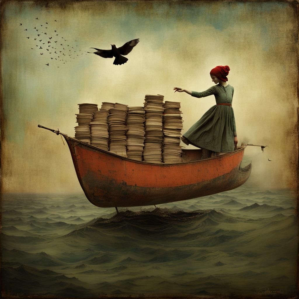 Surreal Portrait Inspired by Dark Fairytales