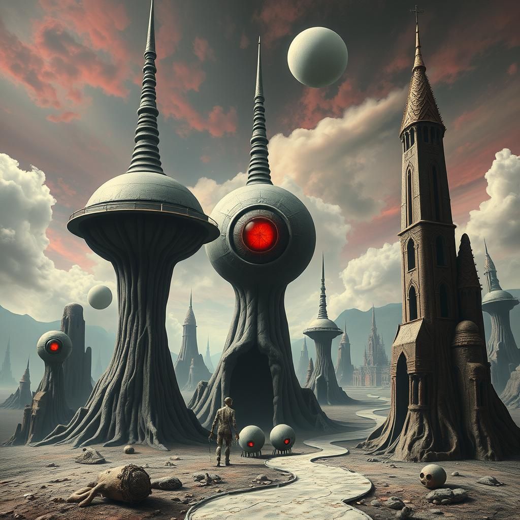 Surreal Dreamscape Casino Games in Surrealist Style