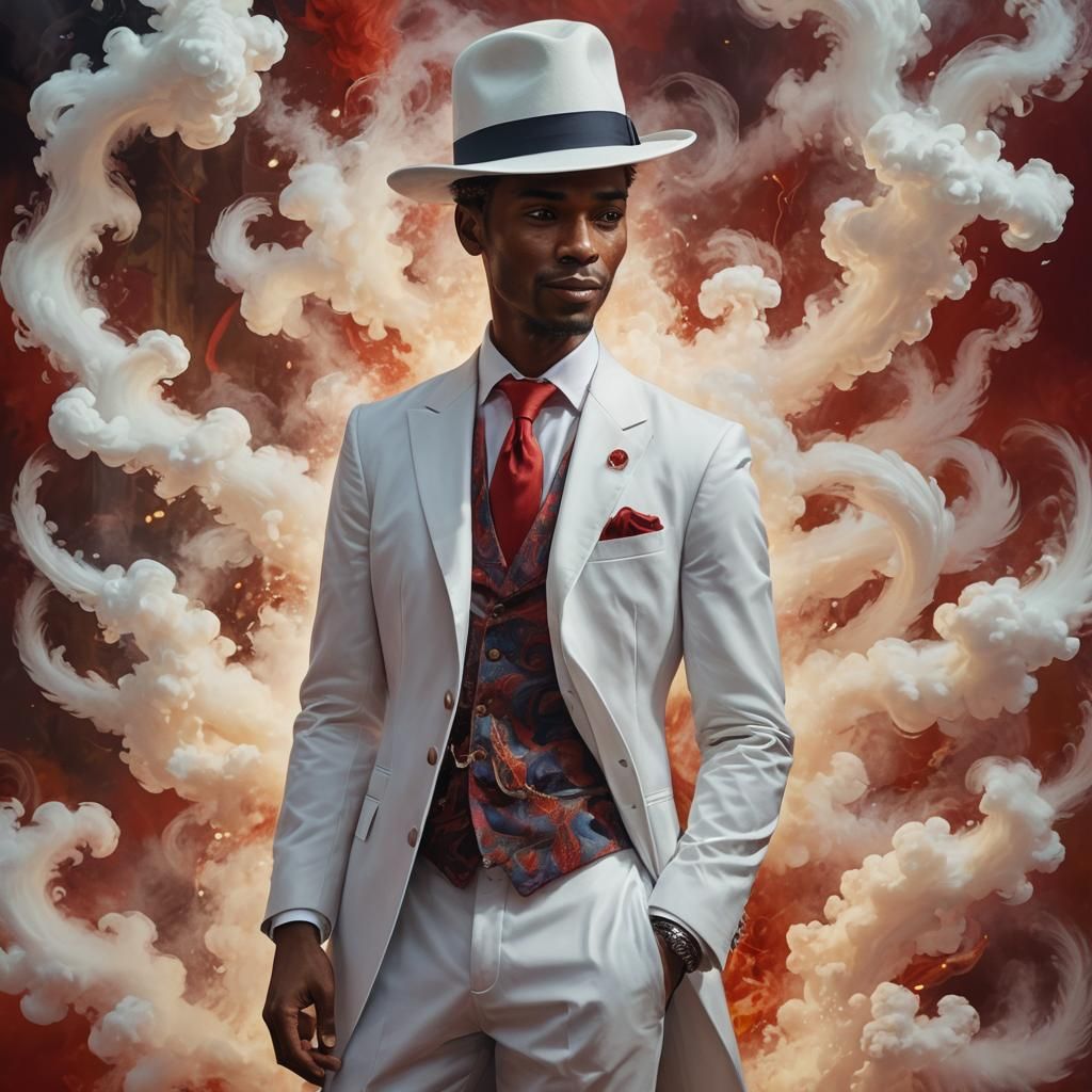 Charismatic Zé Pilintra Concept Art Portrait