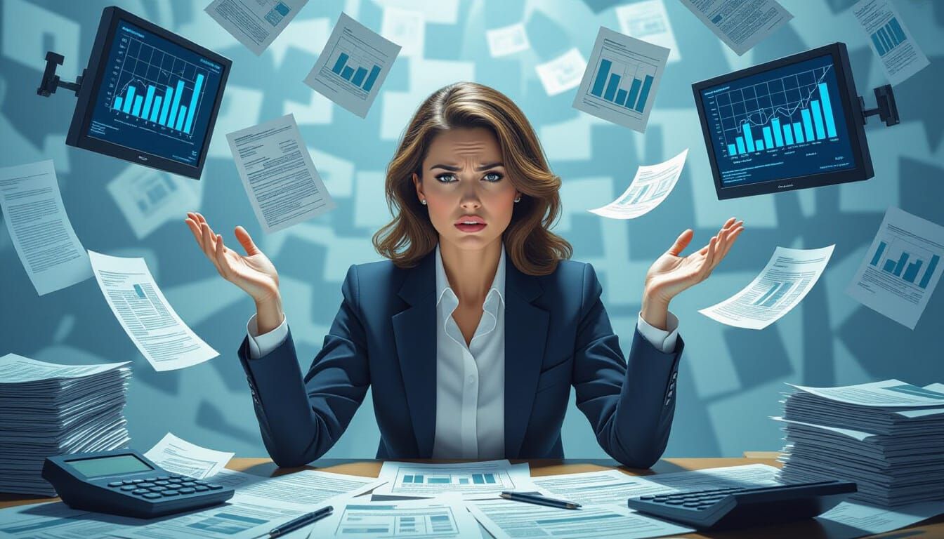 Financial Frustration: A Woman Trapped in Debt