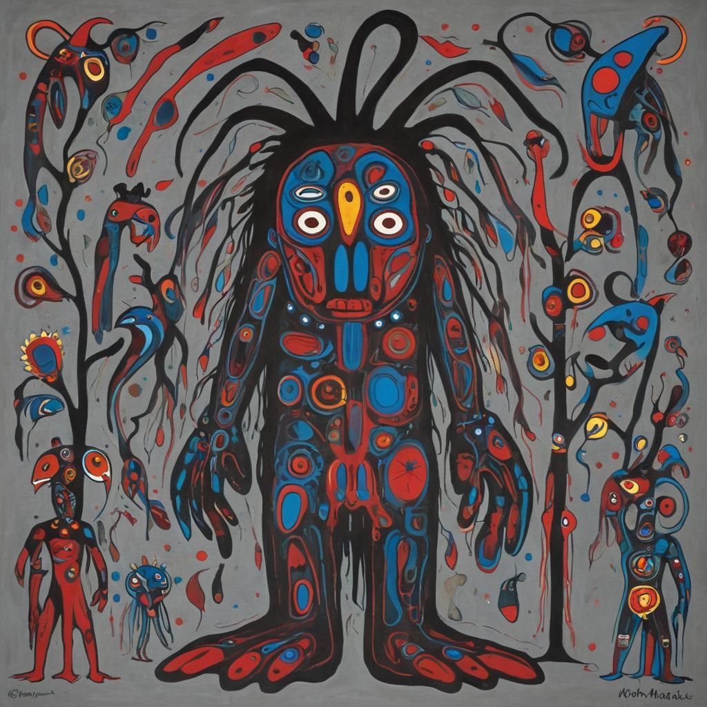 Grimdark Woodland Art Style Image