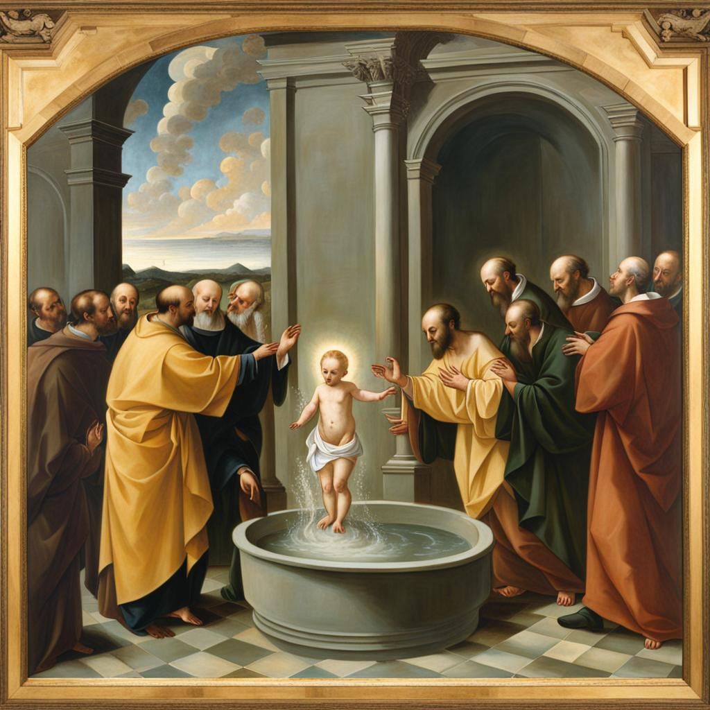 Baptism of St. Ignatius: A Moment of Faith